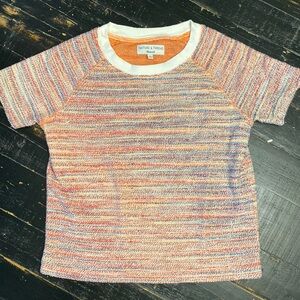 Madewell texture & thread short sleeved sweater XS